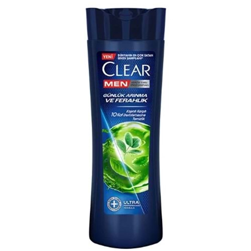 CLEAR MEN ŞAMPUAN GÜNLÜK ARINMA VE FERAHLIK 350 ML