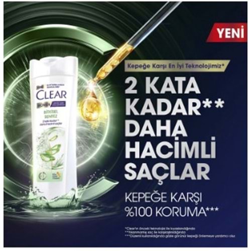 CLEAR WOMEN ŞAMPUAN BİTKİSEL SENTEZ 350 ML
