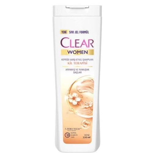 CLEAR WOMEN ŞAMPUAN KİL TERAPİSİ 350 ML
