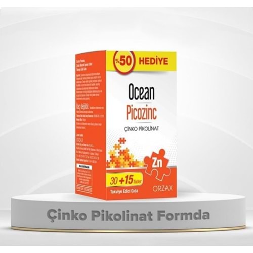 OCEAN PİCOZİNC 30 TABLET + 15 TABLET HEDİYE