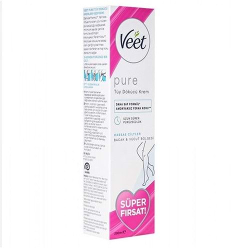 VEET PURE TÜY DÖKÜCÜ KREM HASSAS CİLTLER İÇİN 200 ML