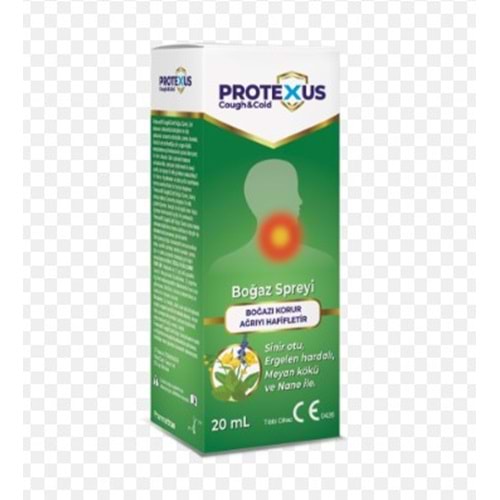 PROTEXUS BOĞAZ SPREYİ BOĞAZ AĞRISI VE SES KISIKLIĞI İÇİN 20 ML