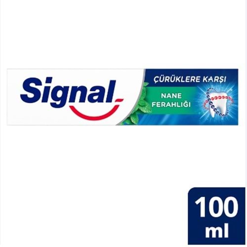 SİGNAL DİŞ MACUNU ÇÜRÜKLERE KARŞI NANE FERAHLIĞI 100 ML