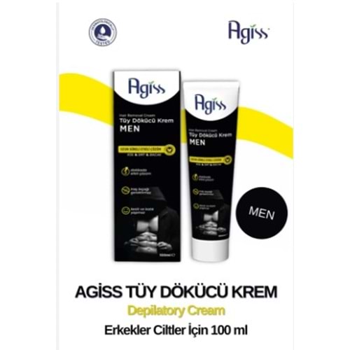 AGİSS TÜY DÖKÜCÜ KREM ERKEKLER İÇİN 100 ML