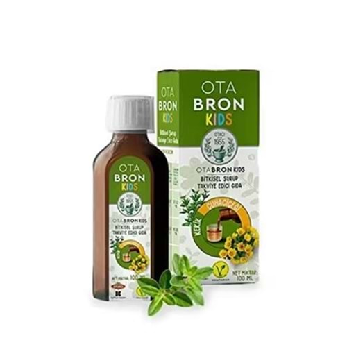 OTABRON KİDS 100 ML KEKİK VE ÇUHA ÇİÇEĞİ ÖZLÜ BİTKİSEL ÖKSÜRÜK ŞURUBU