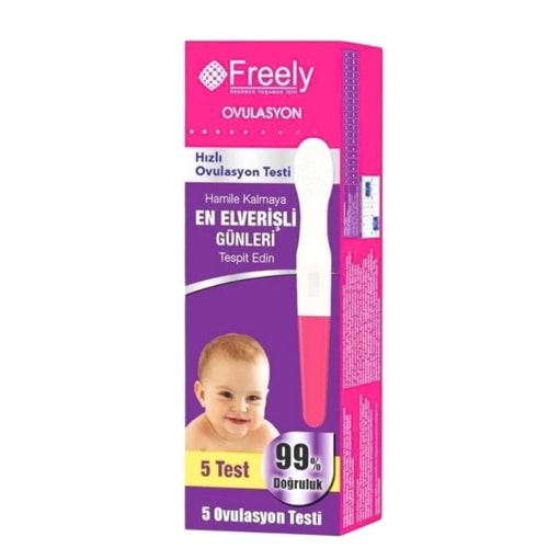 FREELY HIZLI OVULASYON TESTİ 5 Lİ PAKET