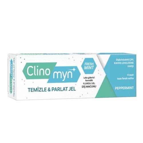 CLİNOMYN DİŞ MACUNU JEL 75 ML ÇAY VE KAHVE LEKELERİNE KARŞI