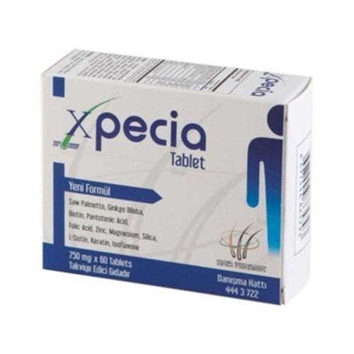 XPECİA ERKEK 750 MG 60 TABLET