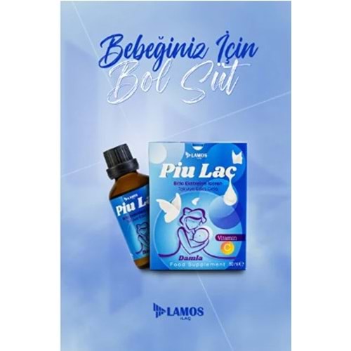 PİU LAC DAMLA 50 ML ANNE SÜTÜ ARTIRICI