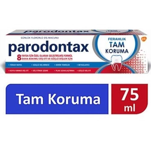 PARODONTAX FERAHLIK TAM KORUMA DİŞ MACUNU 75 ML