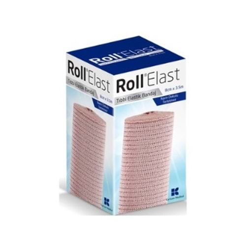 ROLL ELAST BANDAJ TEN RENGİ 8CM X 3,5M