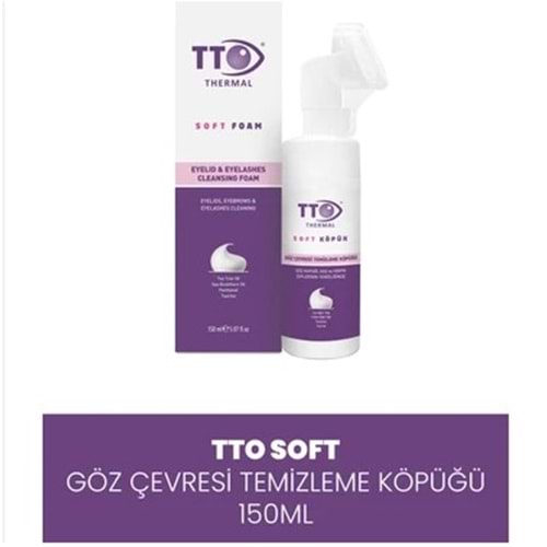 TTO SOFT GÖZ ÇEVRESİ TEMİZLEME KÖPÜĞÜ APLİKATÖRLÜ 150 ML