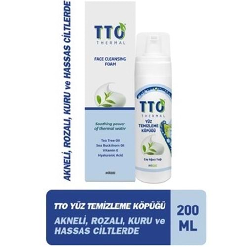TTO YÜZ TEMİZLEME KÖPÜĞÜ 200 ML