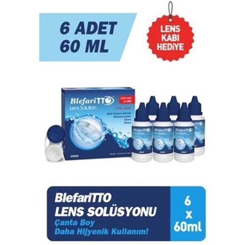 BLEFARİTTO LENS SOLÜSYONU 60 ML 6'LI