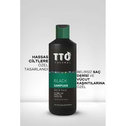 TTO BLACK SAÇ VE VÜCUT ŞAMPUANI 500 ML