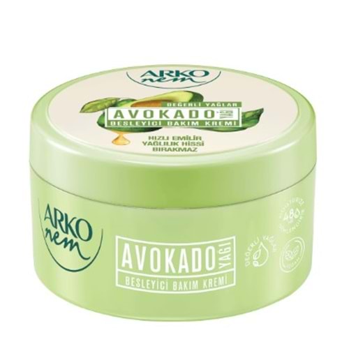 ARKO NEM AVOKADO YAĞI BESLEYİCİ BAKIM KREMİ 250 ML