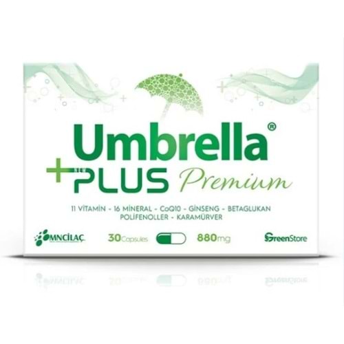 UMBRELLA+ PLUS PREMİUM FORMULATİON 30 KAPSÜL