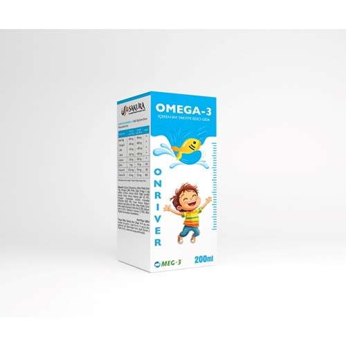 ONRİVER OMEGA-3 BALIK YAĞI ŞURUP 200 ML