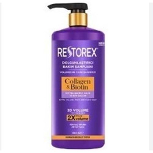 RESTOREX COLLAGEN VE BİOTİN DOLGUNLAŞTIRICI ŞAMPUAN 900 ML