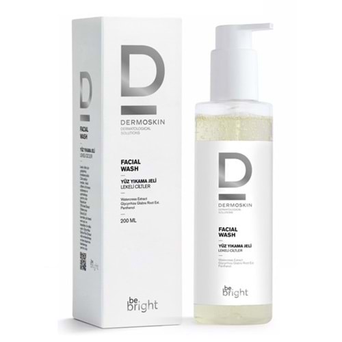 DERMOSKİN BE BRİGHT YÜZ YIKAMA JELİ 200 ML ( LEKELİ CİLTLER İÇİN )