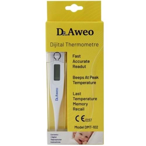 DR. AWEO DİJİTAL BEDEN DERECESİ ATEŞ ÖLÇER
