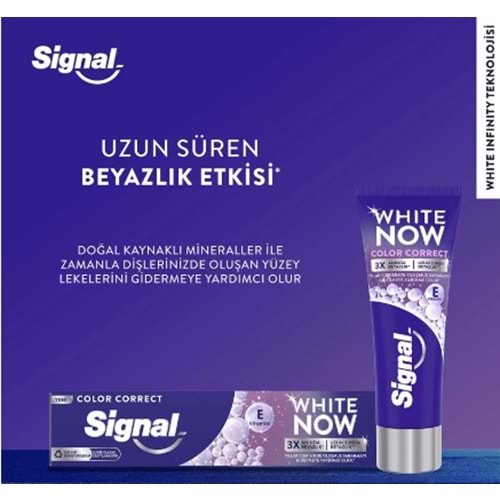 SİGNAL WHITENOW COLOR CORRECT DİŞ MACUNU 75 ML