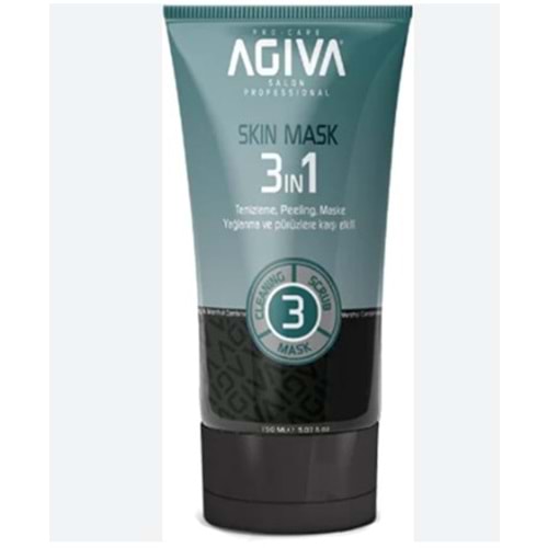 AGİVA 3 IN 1 TEMİZLEME PEELİNG MASKE 150 ML