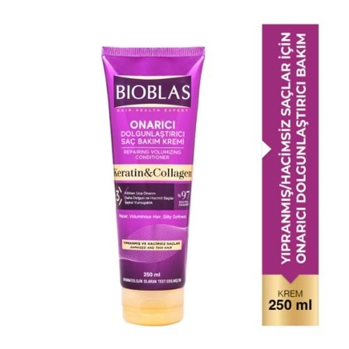 BİOBLAS COLLAGEN KERATİN SAÇ DOLGUNLAŞTIRICI SAÇ KREMİ 200 ML