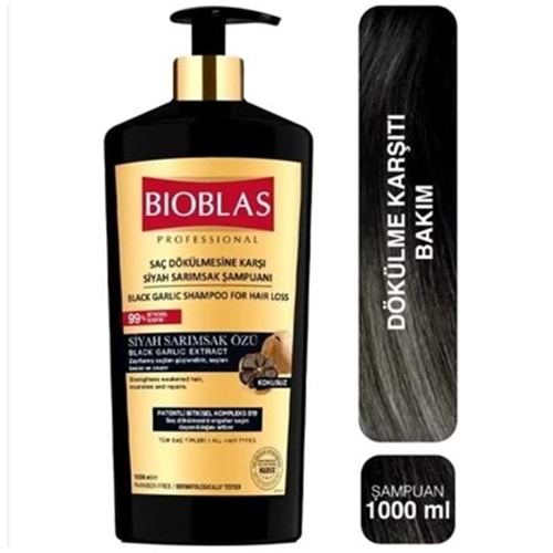 BİOBLAS SARIMSAKLI SİYAH ŞAMPUAN 1000 ML