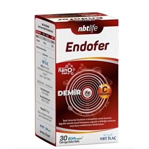 NBT LİFE ENDOFER TAKVİYE EDİCİ GIDA 30 KAPSÜL