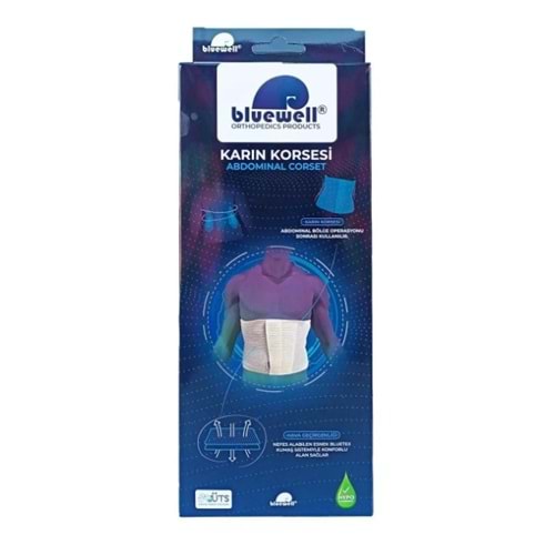 BLUEWELL BEDENSİZ KARIN (ABDOMİNAL) KORSESİ (CIRTLI)