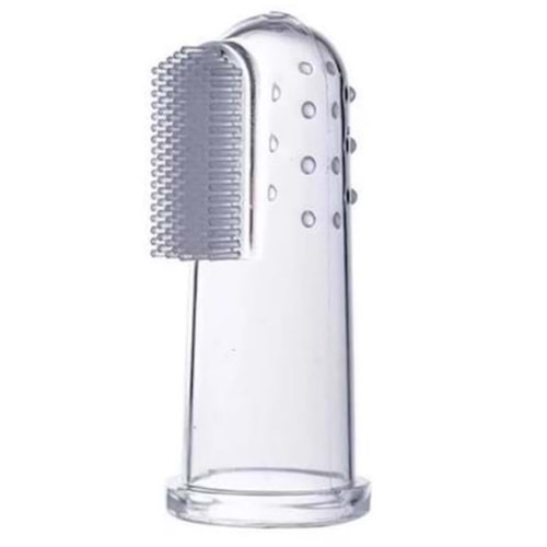 HANYMİSH PARMAK BEBEK DİŞ FIRÇASI SİLİKON 3+ AY ( 950 )