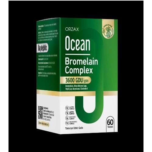 OCEAN BROMELAİN COMPLEX 60 TABLET