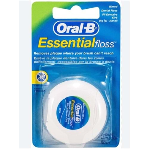 ORAL-B MUMSUZ DİŞ İPİ ESSENTİAL FLOSS 50 ML