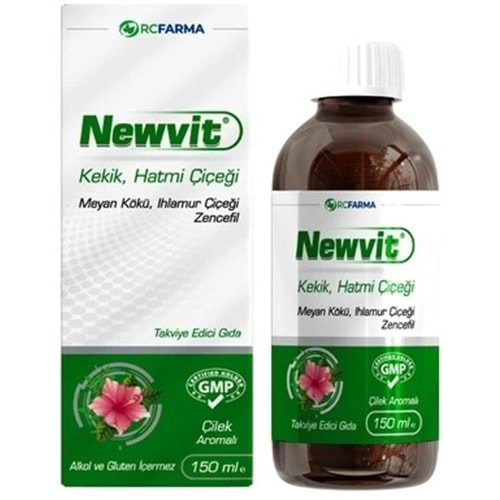 NEWVİT KEKİK HATMİ ÇİÇEĞİ ÖKSÜRÜK ŞURUBU 150 ML