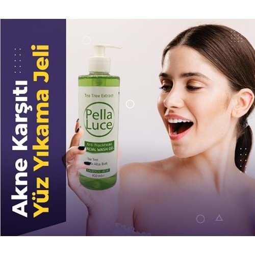 PELLA LUCE FACİAL WASH GEL 400 ML ( YÜZ TEMİZLEME JELİ )