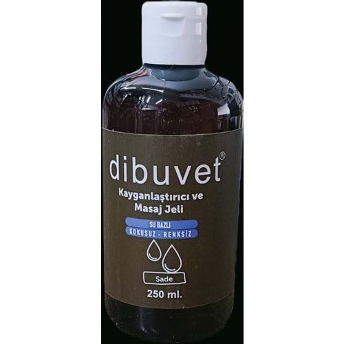 DİBUVET SADE SU BAZLI KAYGANLAŞTIRICI JEL 250 ML KOKUSUZ