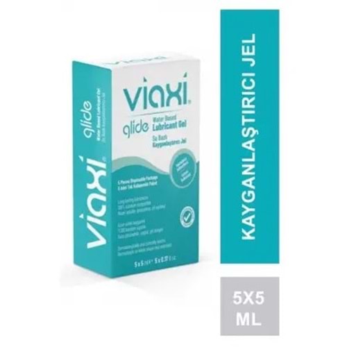 VİAXİ GLİDE KAYGANLAŞTIRICI JEL SADE 5 X 5 ML