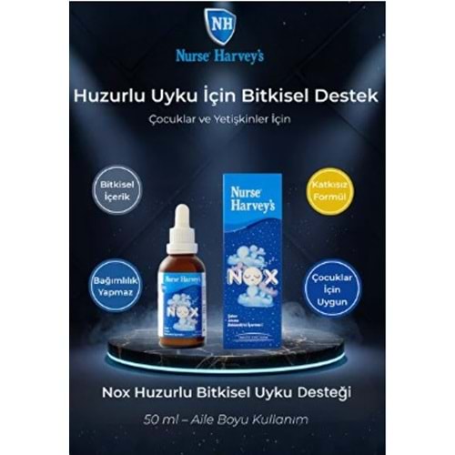 NURSE HARVEYS NOX DAMLA 50 ML UYKU İÇİN