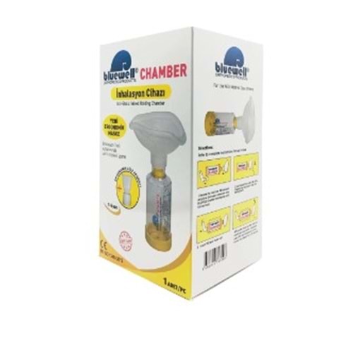 BLUWELL CHAMBER MEDİUM ( SARI ) İNHALASYON CİHAZI