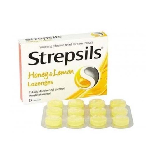 STREPSİLS BAL & LİMON 24 PASTİL