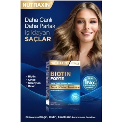 NUTRAXİN BİOTİN FORTE TABLET 60'LI