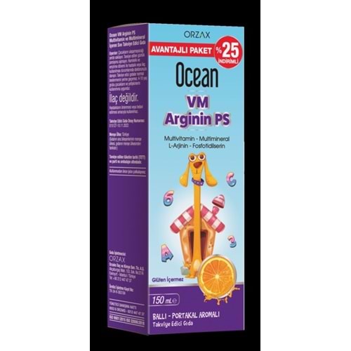 OCEAN ARGİNİN PS 150 ML - AVANTAJLI PAKET %25 İNDİRİMLİ
