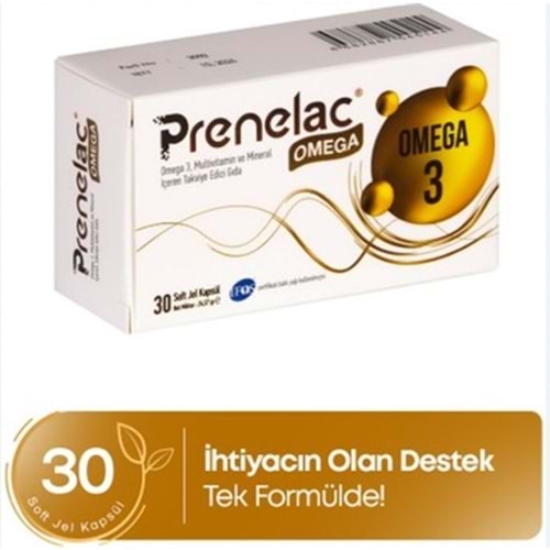 PRENELAC OMEGA 30 SOFT JEL KAPSÜL