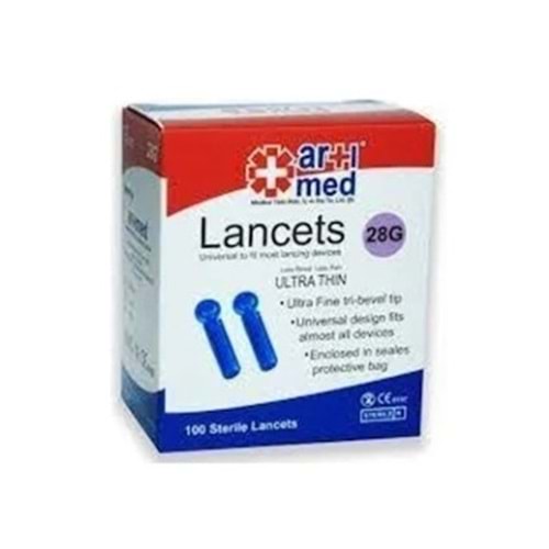 ARTIMED STERİL LANCET 28G 100'LÜ