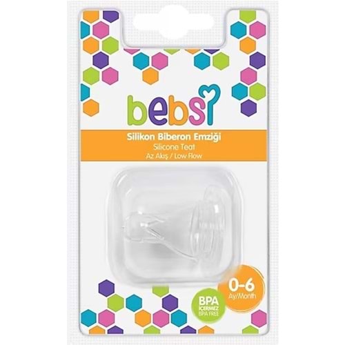 BEBSİ 245 SİLİKON BİBERON EMZİĞİ NO: 1