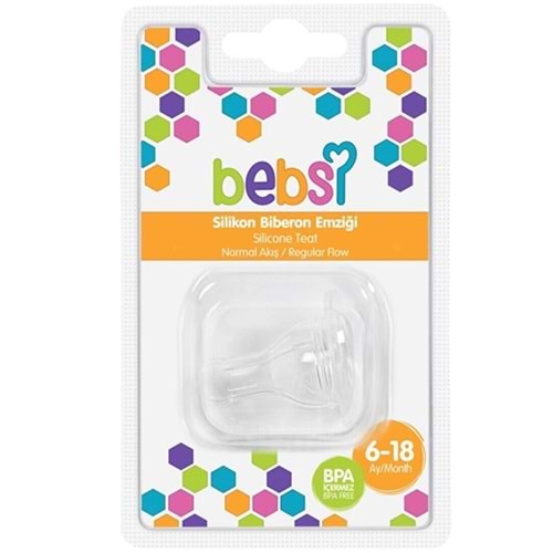 BEBSİ 246 SİLİKON BİBERON EMZİĞİ NO: 2