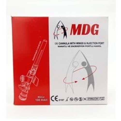 MDG ANJIOKAT NO : 22 G MAVİ İNTRAKET ( 100 LÜ PAKET )