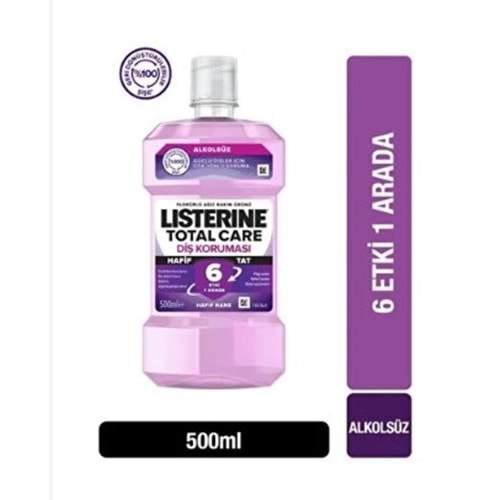 LİSTERİNE TOTAL CARE HAFİF TAT ( DİŞ KORUMASI ) 500 ML