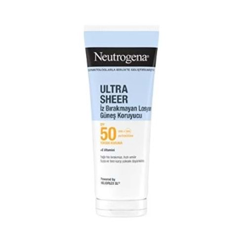 NEUTROGENA ULTRA SHEER İZ BIRAKMAYAN GÜNEŞ KORUYUCU LOSYON SPF50 200 ML
